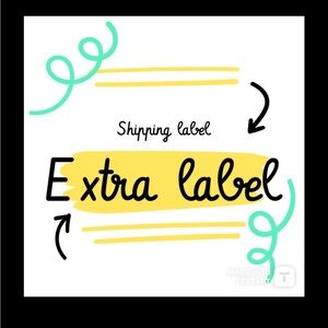 Extra shipping label